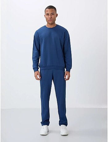 Conjunto de felpa de algodón y poliéster para hombre con sudadera y pantalón tommy
