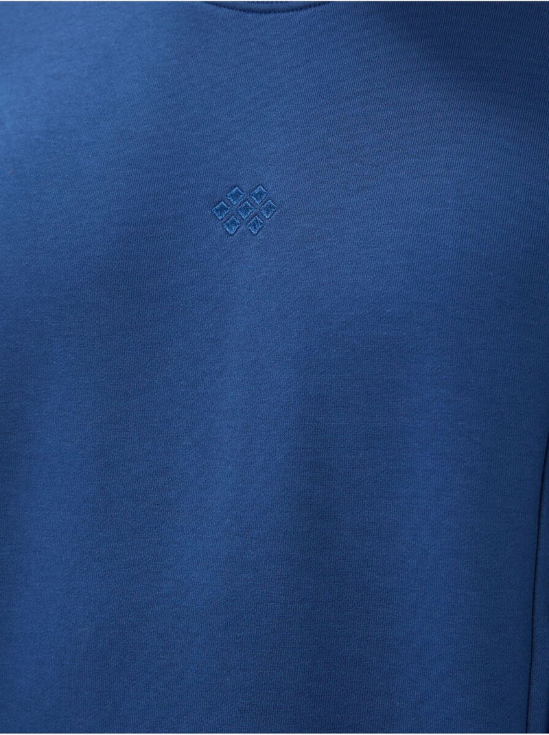 Conjunto de felpa de algodón y poliéster para hombre con sudadera y pantalón tommy Azul - Kiabi