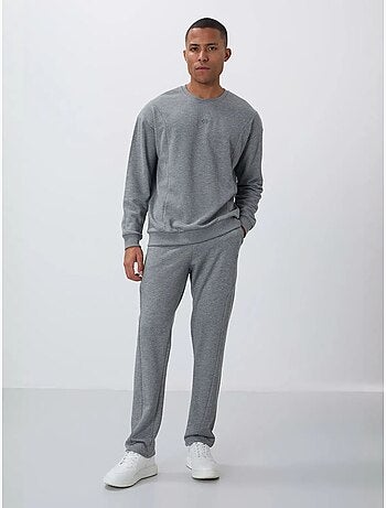 Conjunto de felpa de algodón y poliéster para hombre con sudadera y pantalón tommy