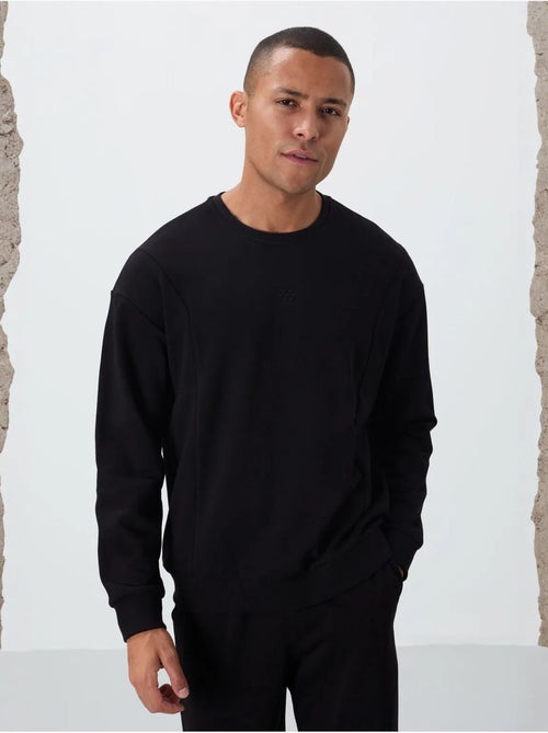 Conjunto de felpa de algodón y poliéster para hombre con sudadera y pantalón tommy - Kiabi