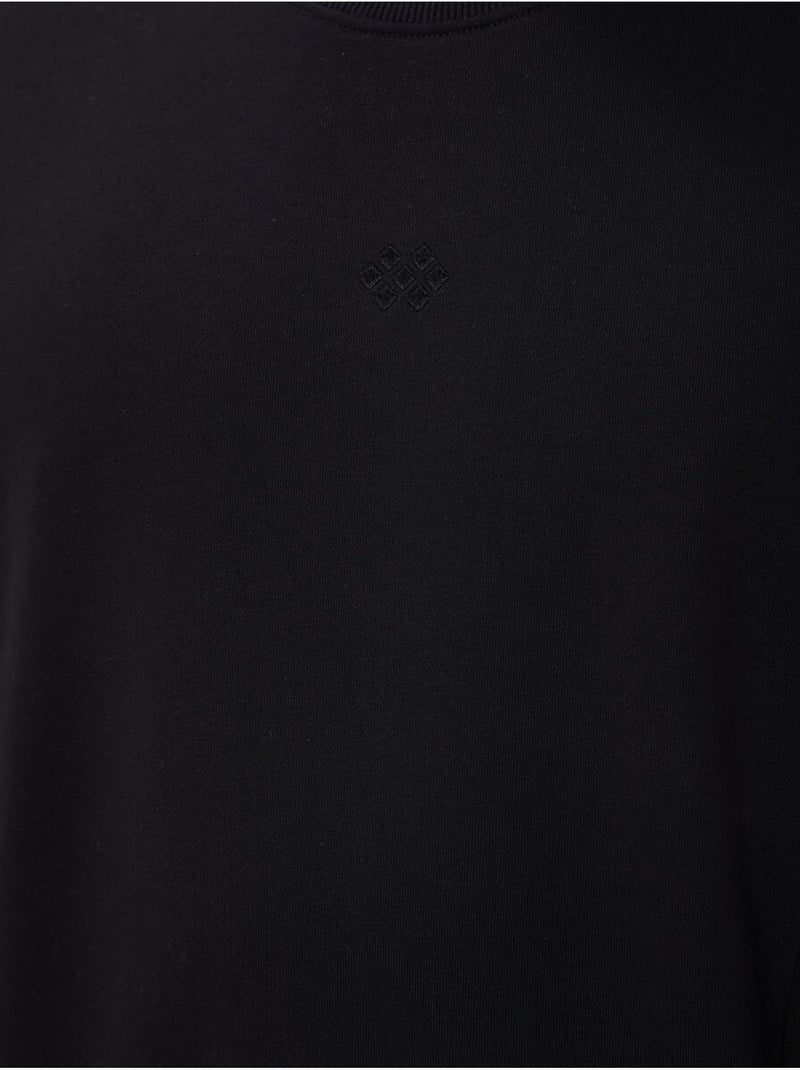 Conjunto de felpa de algodón y poliéster para hombre con sudadera y pantalón tommy Negro - Kiabi