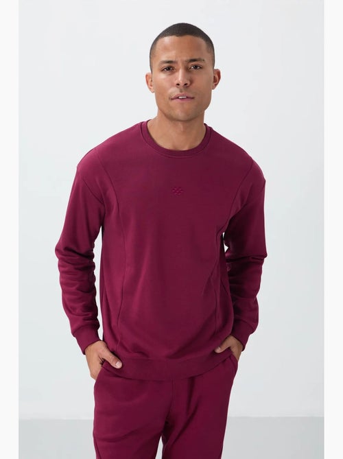 Conjunto de felpa de algodón y poliéster para hombre con sudadera y pantalón tommy - Kiabi