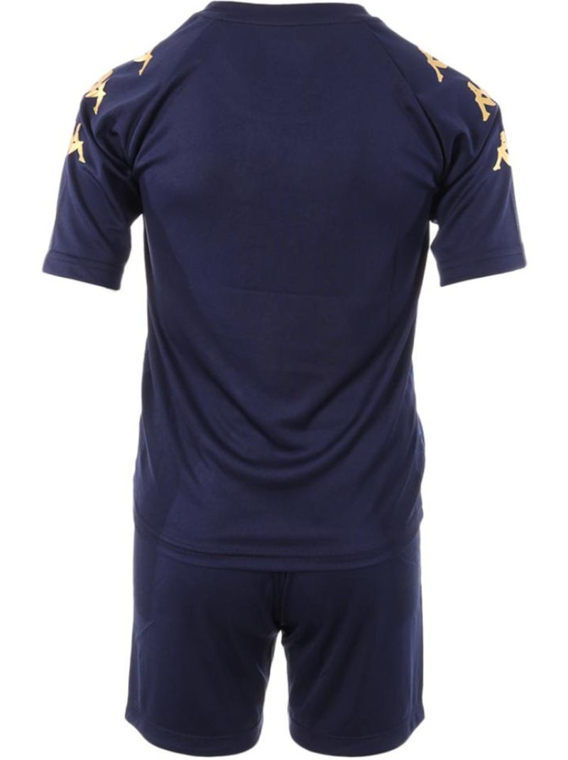Conjunto de Fútbol Kappa para Niño Azul - Kiabi