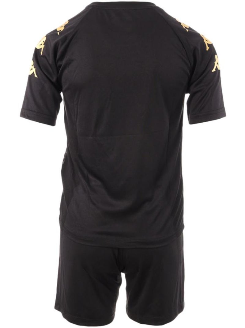 Conjunto de Fútbol Kappa para Niño Negro - Kiabi
