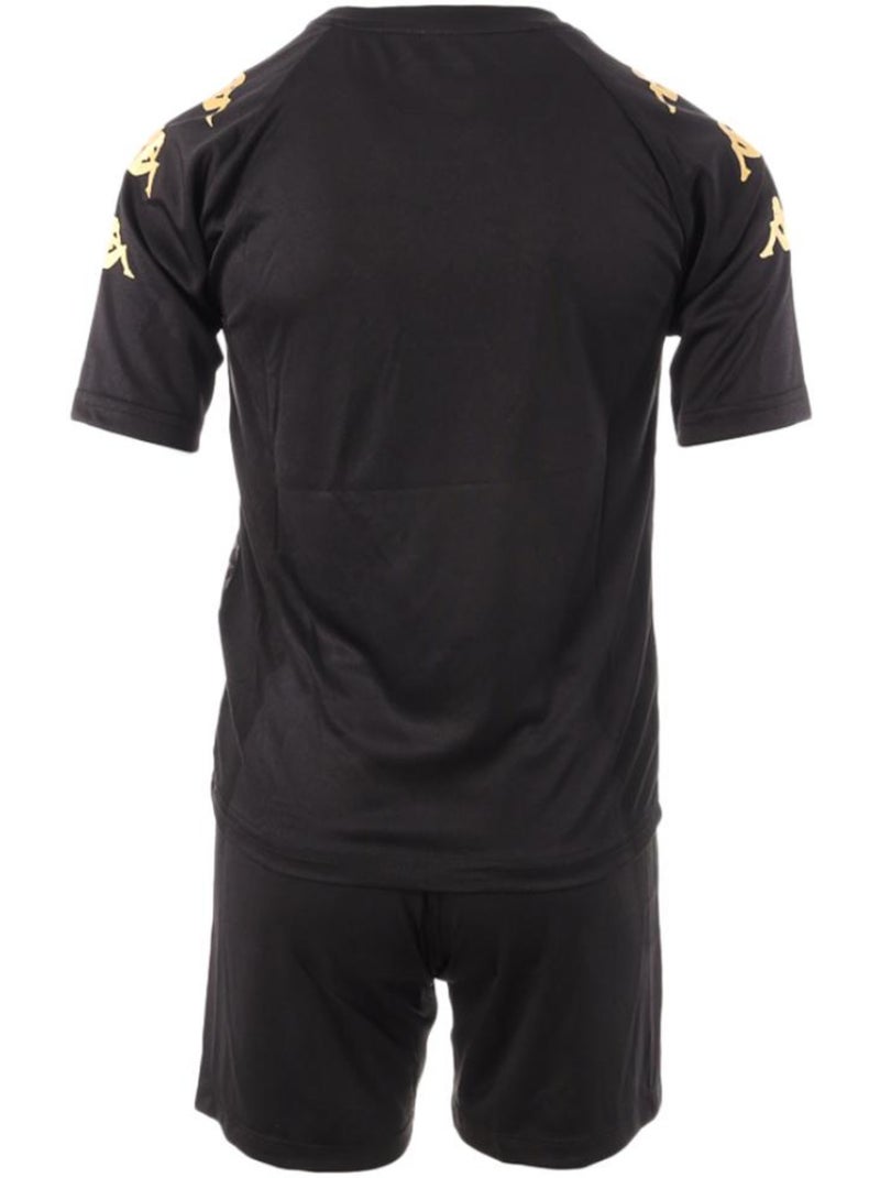 Conjunto de Fútbol Kappa para Niño Negro - Kiabi