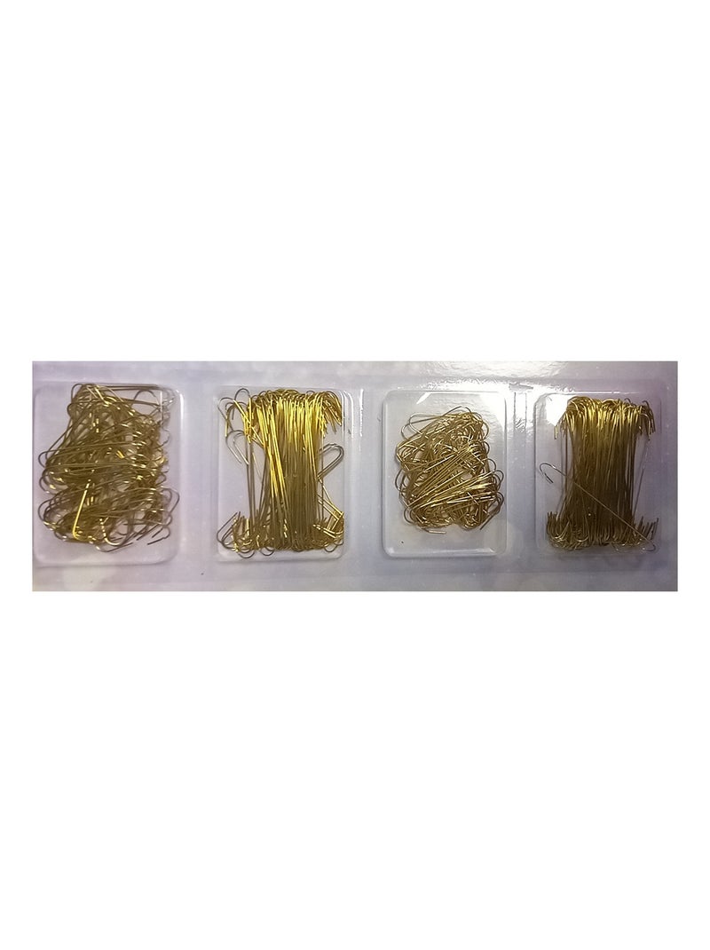 Conjunto de ganchos para decoraciones de Navidad Dorado - Kiabi