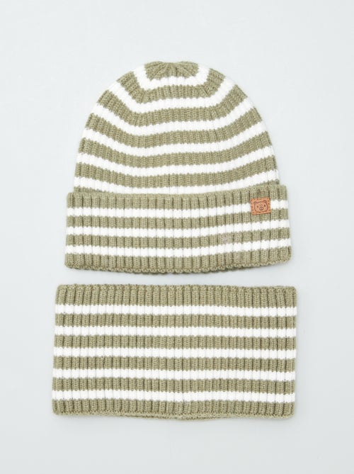Conjunto de gorro + braga - Kiabi