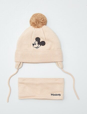 Conjunto de gorro + braga 'Mickey'