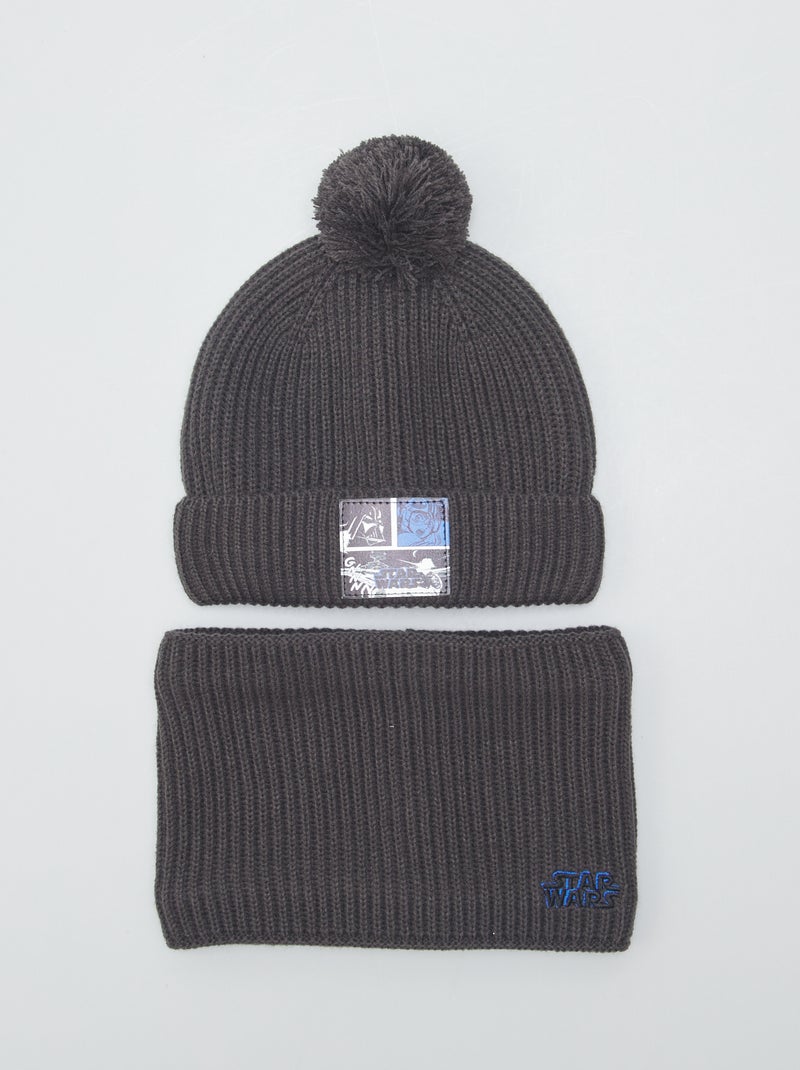 Conjunto de gorro + braga 'Star Wars'  - 2 piezas GRIS - Kiabi