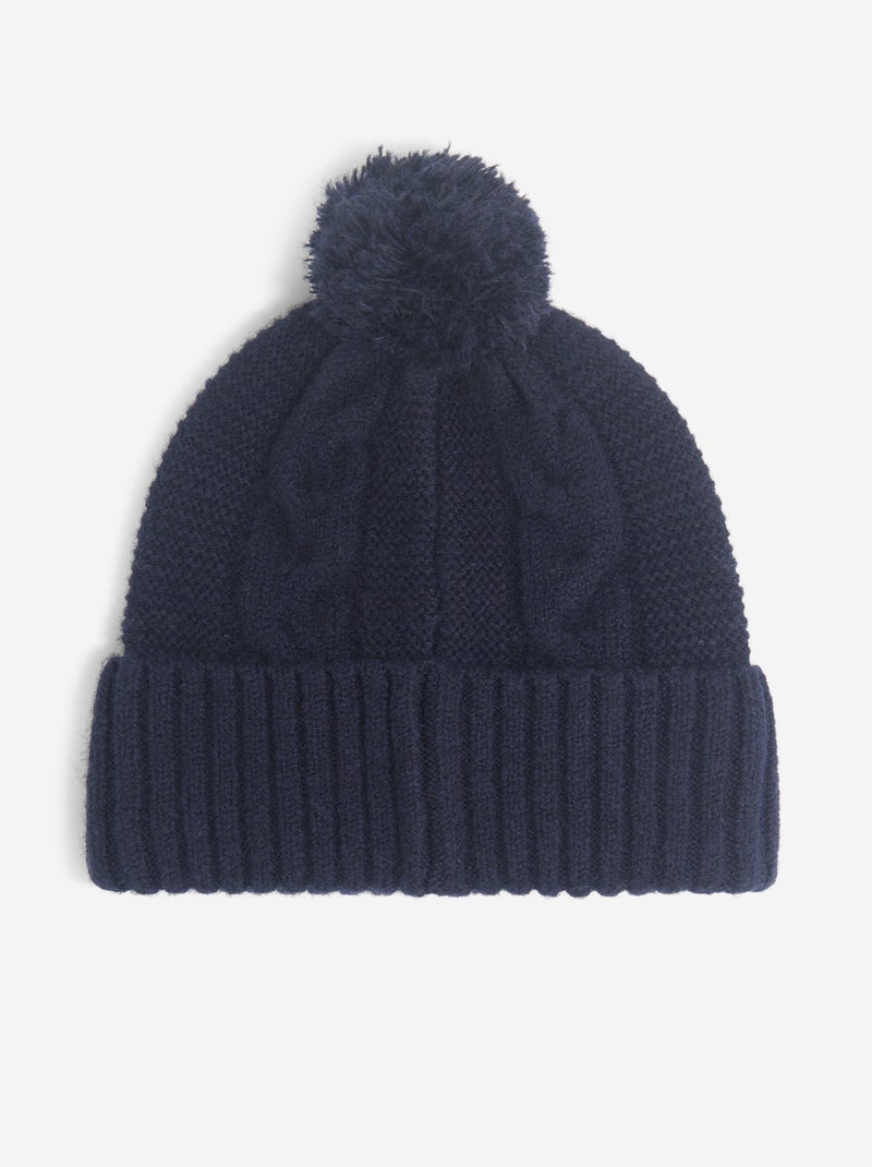 Conjunto de gorro de punto y braga de cuello - 2 piezas Azul - Kiabi