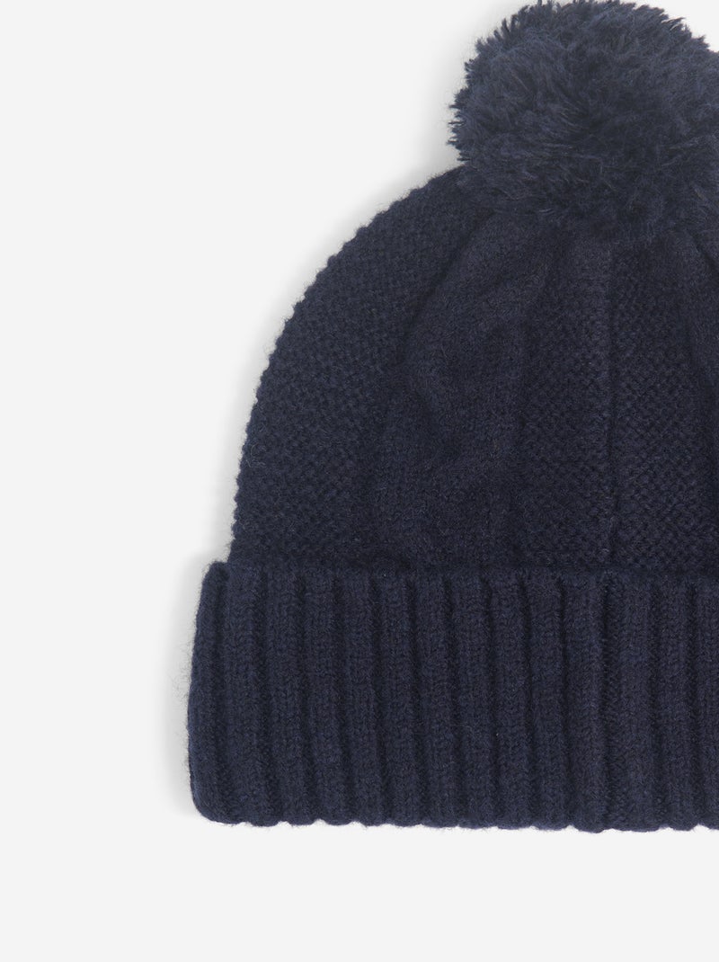 Conjunto de gorro de punto y braga de cuello - 2 piezas Azul - Kiabi