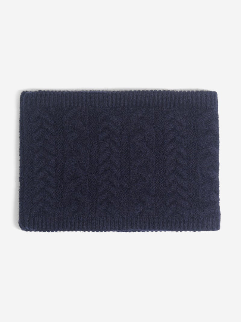 Conjunto de gorro de punto y braga de cuello - 2 piezas Azul - Kiabi