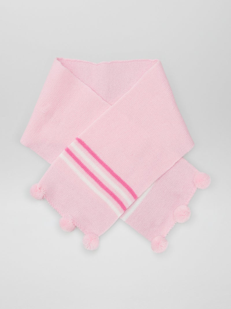 Conjunto de gorro + guantes + bufanda - 3 piezas BLANCO - Kiabi