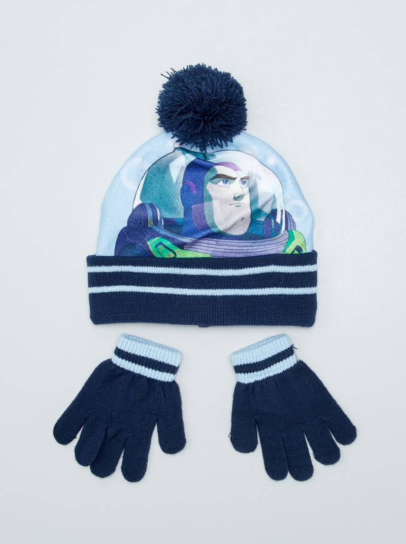 Conjunto de gorro + guantes 'Buzz Lightyear' AZUL - Kiabi