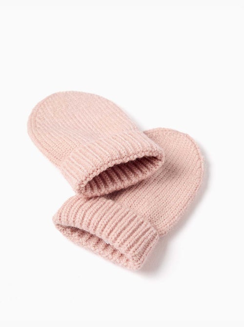 Conjunto de gorro + manoplas de punto - Kiabi Conjunto de gorro + manoplas de punto - Kiabi