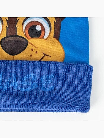 Conjunto de gorro y cuello infantil Pat'Patrouille Chase Marshall Skye – Talla única