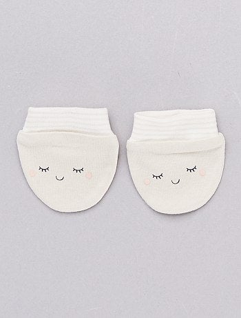 Niño 0-36 meses - Conjunto de gorro y manoplas 'Petit beguin' - Kiabi