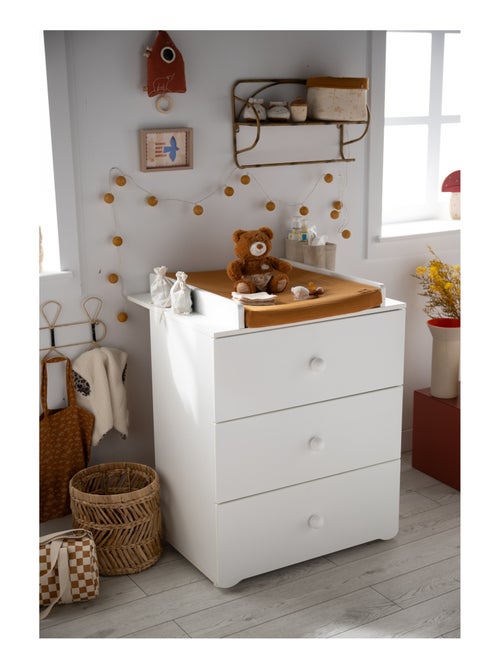 Conjunto de habitación completa para bebé con cuna de 120x60?cm con barrotes y cómoda - BABYPRICE - Kiabi