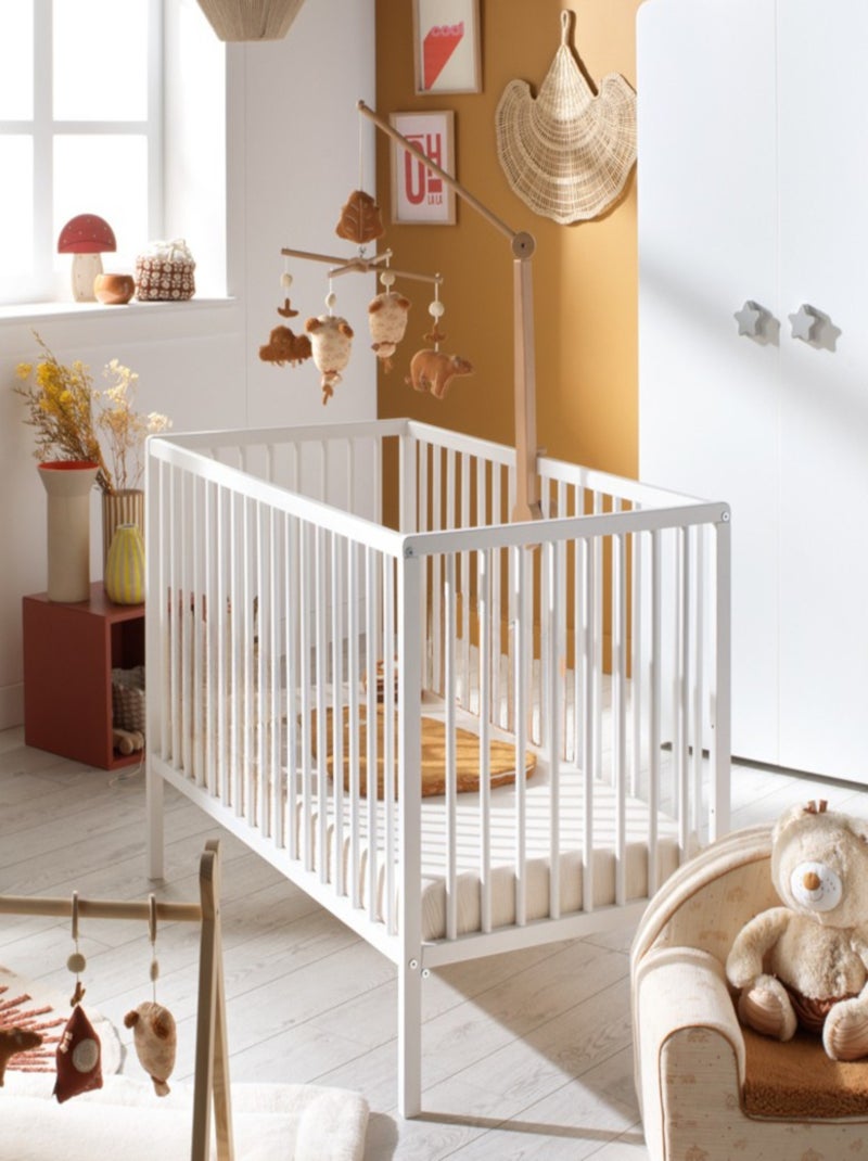 Conjunto de habitación completa para bebé con cuna de 120x60?cm con barrotes y cómoda - BABYPRICE Gris - Kiabi