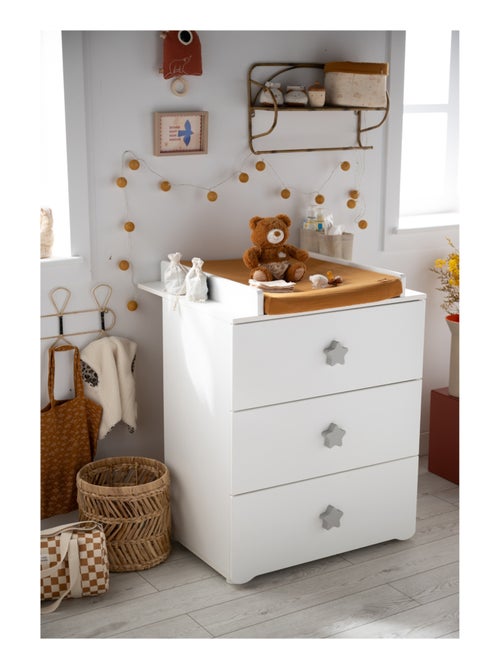 Conjunto de habitación completa para bebé con cuna de 120x60?cm con barrotes y cómoda - BABYPRICE - Kiabi