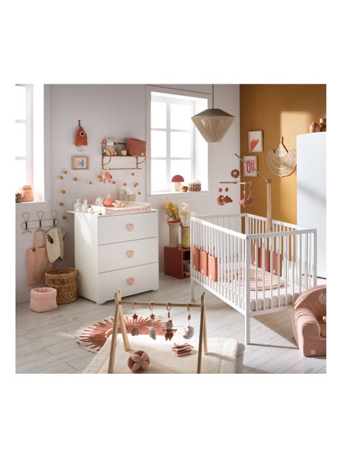 Conjunto de habitación completa para bebé con cuna de 120x60?cm con barrotes y cómoda - BABYPRICE - Kiabi