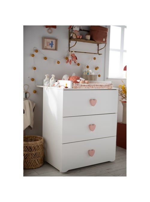 Conjunto de habitación completa para bebé con cuna de 120x60?cm y cómoda con cambiador - BABYPRICE - Kiabi Conjunto de habitación completa para bebé con cuna de 120x60?cm y cómoda con cambiador - BABYPRICE - Kiabi