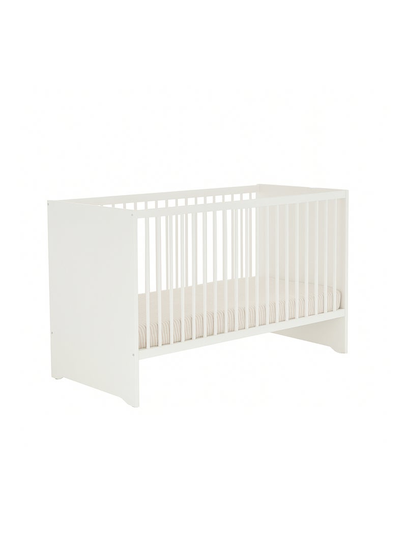 Conjunto de habitación completa para bebé con cuna de 120x60?cm y cómoda con cambiador de 3 cajones. Gris - Kiabi