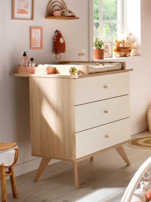 Conjunto de habitación para bebé Camille: cuna 120x60 + cómoda con cambiador – decoración - SAUTHON - Kiabi