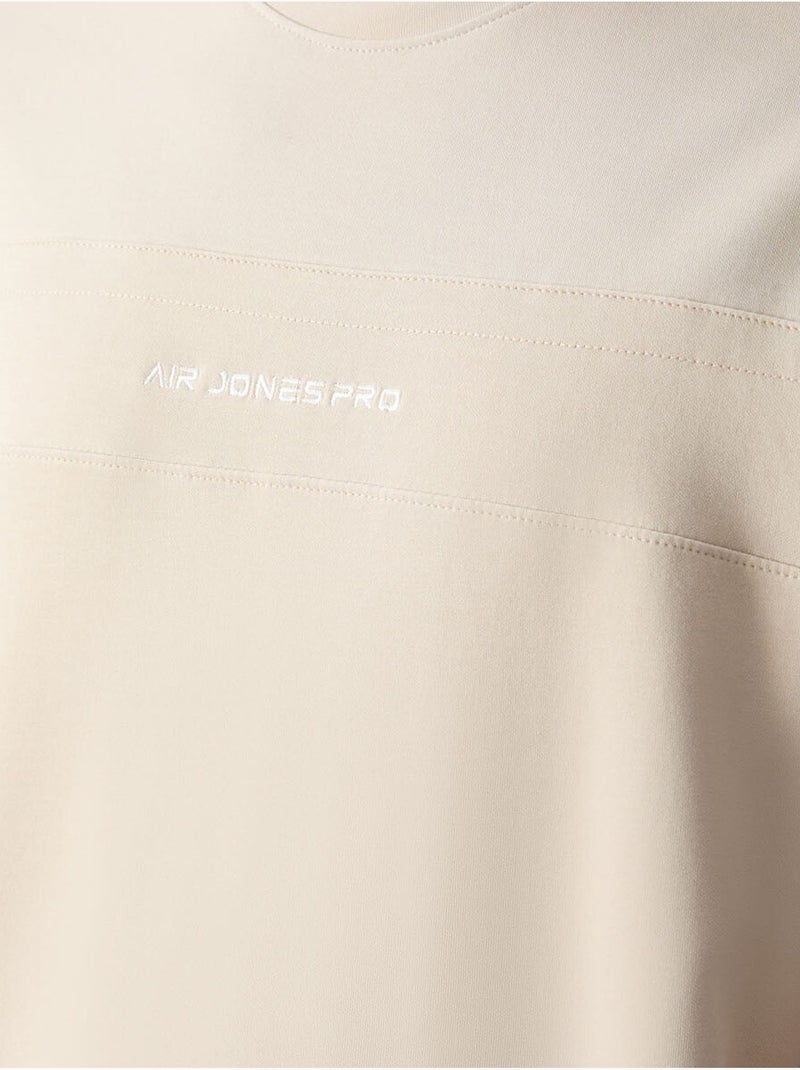 Conjunto de hombre de camiseta oversize y shorts de mezcla de algodón tommy Beige arcilla - Kiabi