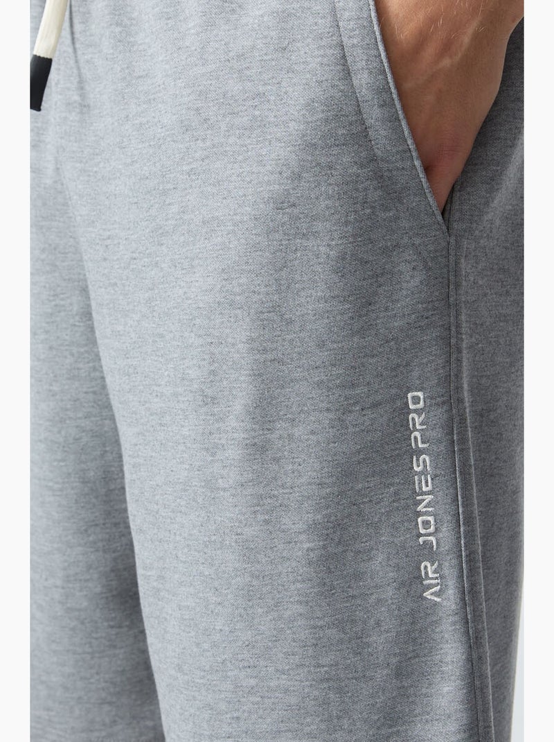 Conjunto de hombre de camiseta oversize y shorts de mezcla de algodón tommy Gris - Kiabi
