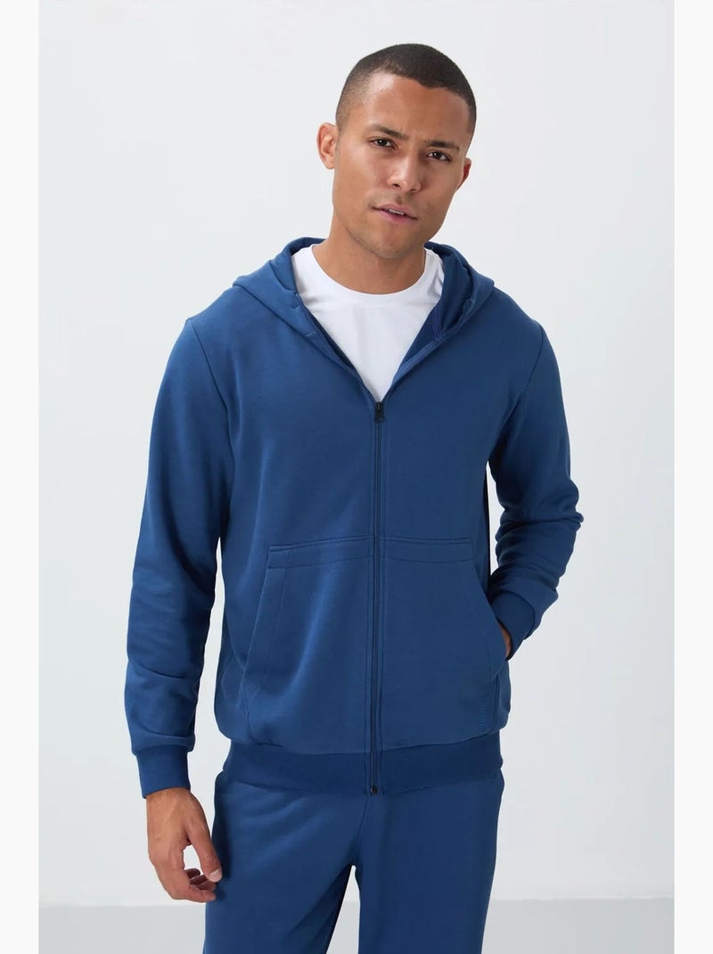 Conjunto de hombre de sudadera con capucha y pantalón tommy Azul - Kiabi