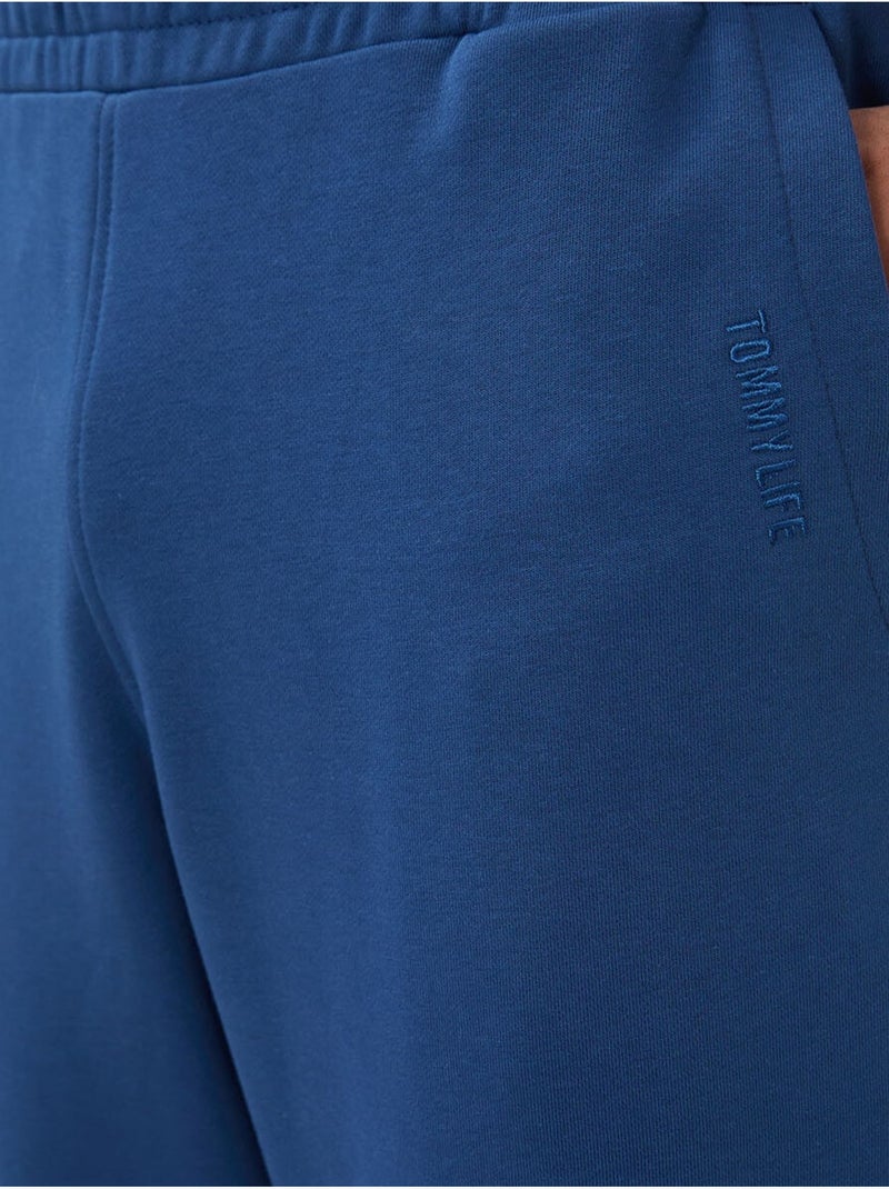 Conjunto de hombre de sudadera con capucha y pantalón tommy Azul - Kiabi