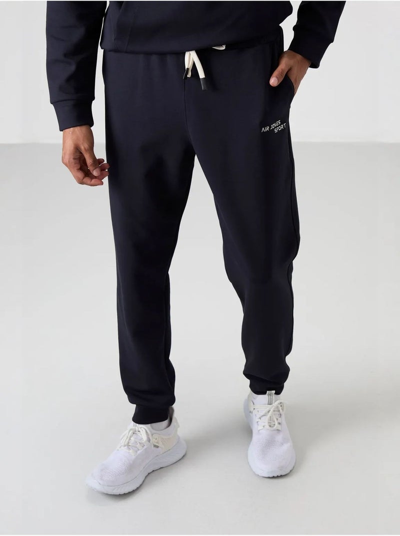 Conjunto de hombre de sudadera con capucha y pantalón tommy Azul marino - Kiabi