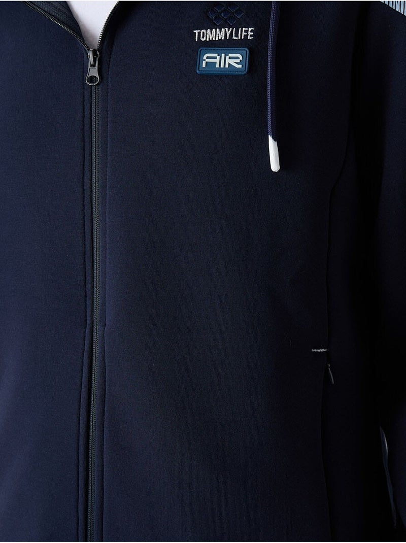 Conjunto de hombre de sudadera con capucha y pantalón tommy Azul marino - Kiabi