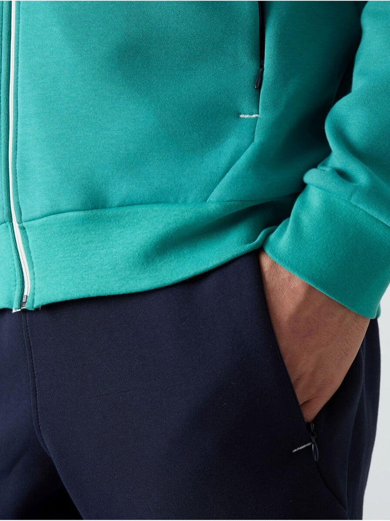 Conjunto de hombre de sudadera con capucha y pantalón tommy Azul petróleo - Kiabi