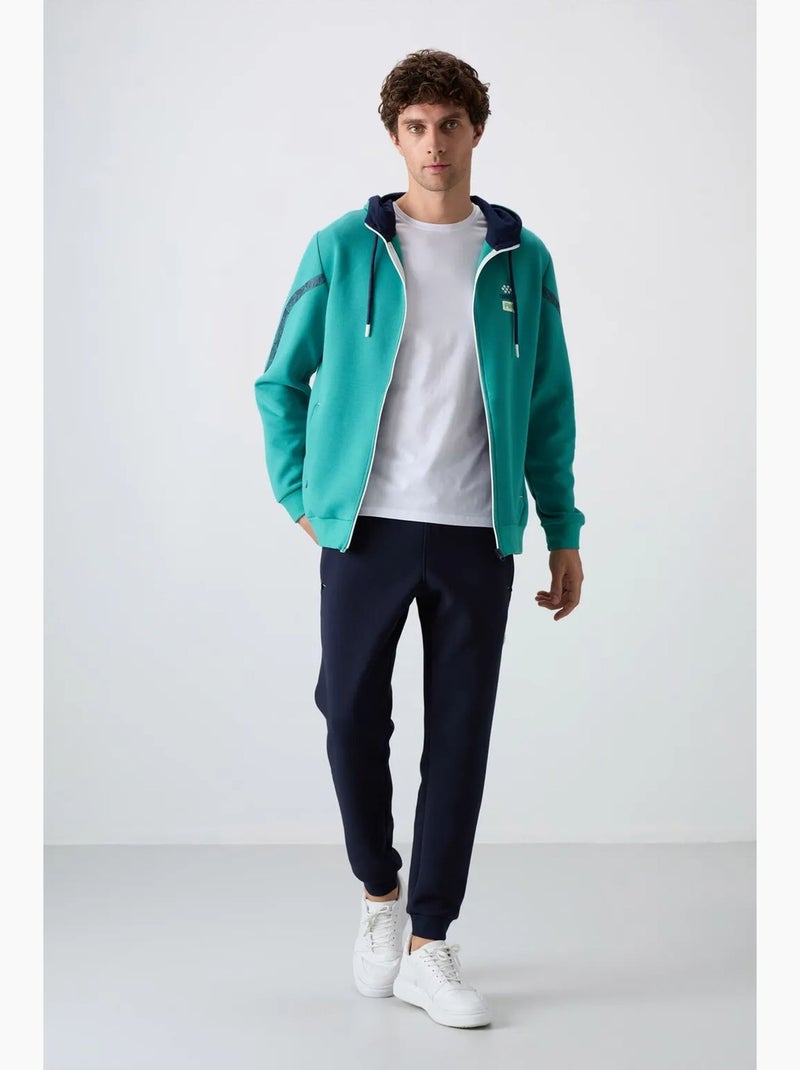 Conjunto de hombre de sudadera con capucha y pantalón tommy Azul petróleo - Kiabi