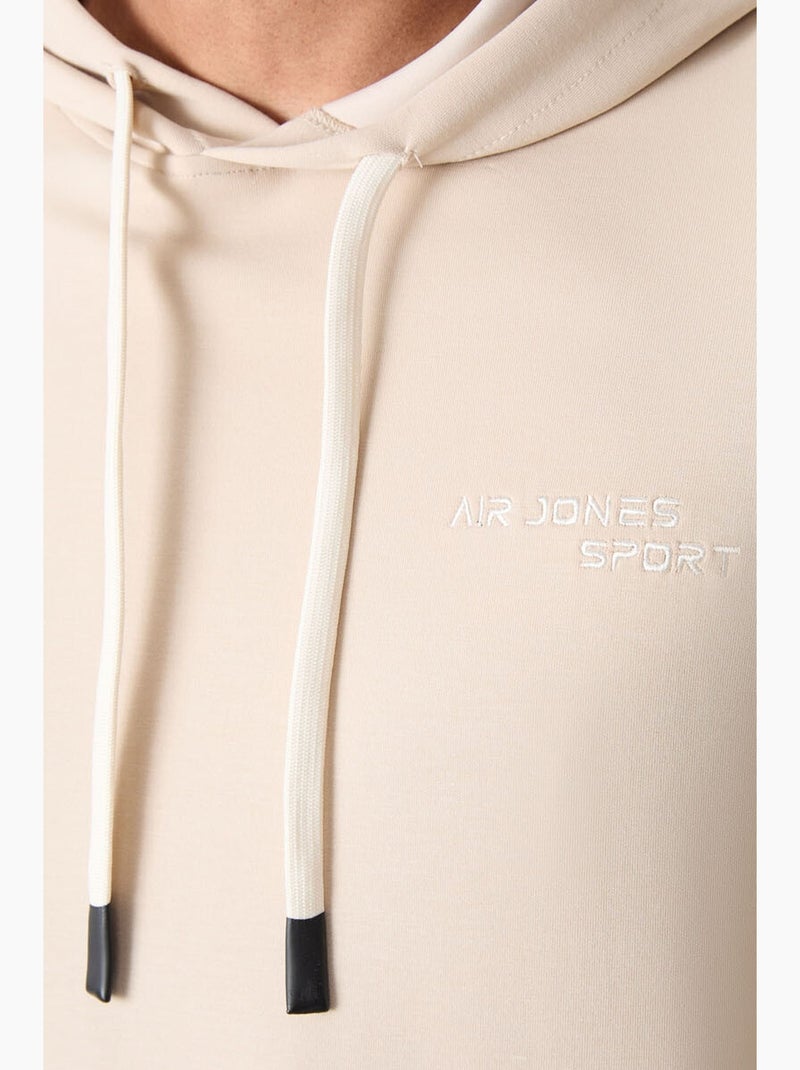 Conjunto de hombre de sudadera con capucha y pantalón tommy Beige arcilla - Kiabi