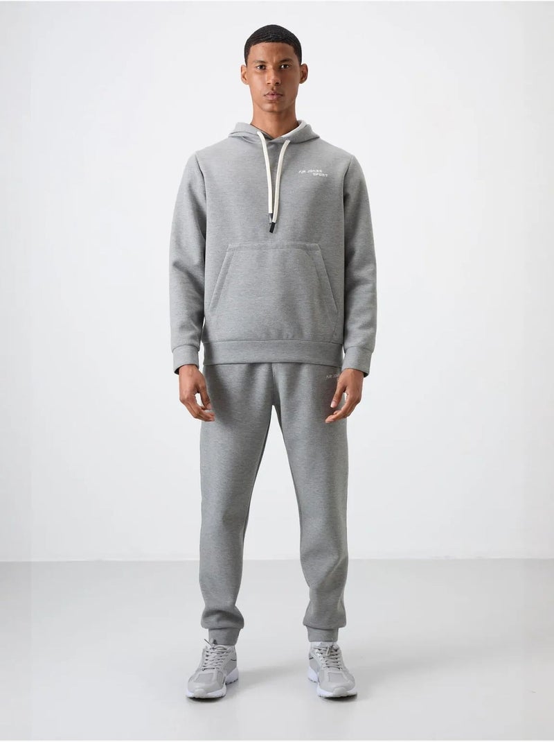 Conjunto de hombre de sudadera con capucha y pantalón tommy Gris - Kiabi