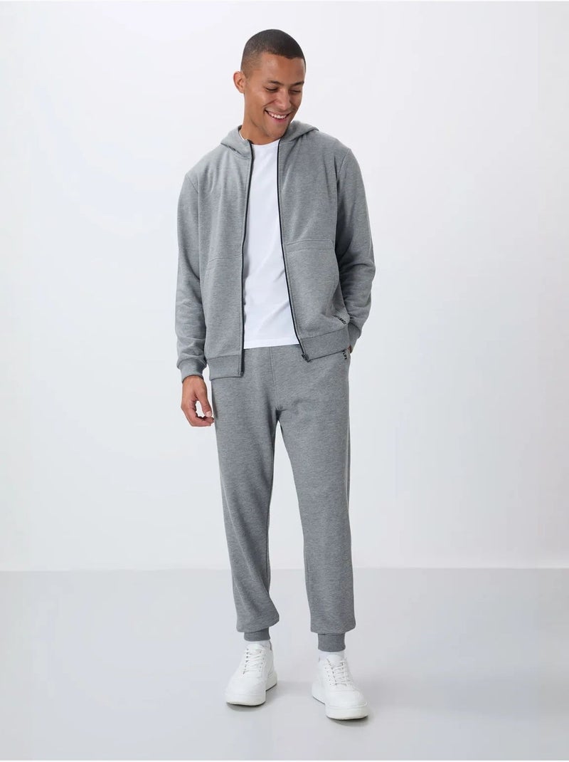 Conjunto de hombre de sudadera con capucha y pantalón tommy Gris - Kiabi
