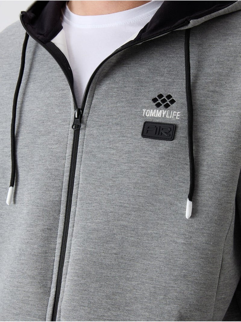 Conjunto de hombre de sudadera con capucha y pantalón tommy Gris - Kiabi