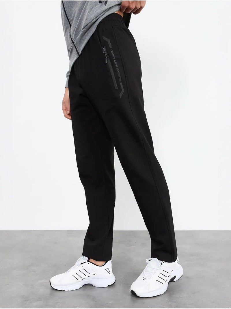 Conjunto de hombre de sudadera con cremallera frontal y pantalón tommy Gris - Kiabi