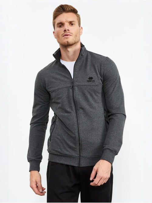 Conjunto de hombre de sudadera con cremallera frontal y pantalón tommy - Kiabi