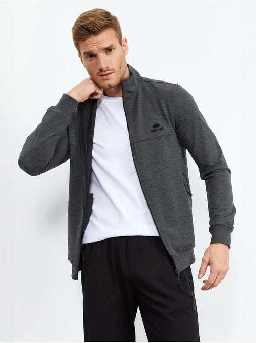 Conjunto de hombre de sudadera con cremallera frontal y pantalón tommy - Kiabi