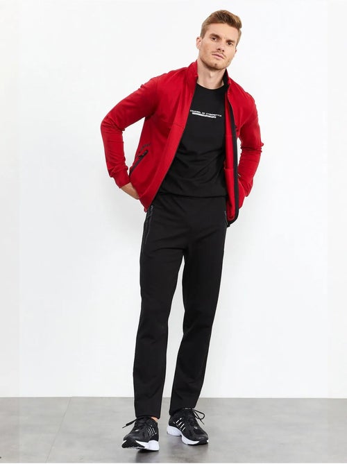 Conjunto de hombre de sudadera con cremallera frontal y pantalón tommy - Kiabi