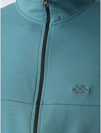 Conjunto de hombre de sudadera con cuello con cremallera y pantalón tommy