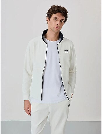 Conjunto de hombre de sudadera con cuello con cremallera y pantalón tommy