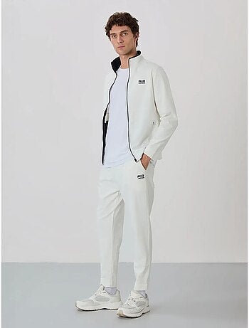 Conjunto de hombre de sudadera con cuello con cremallera y pantalón tommy