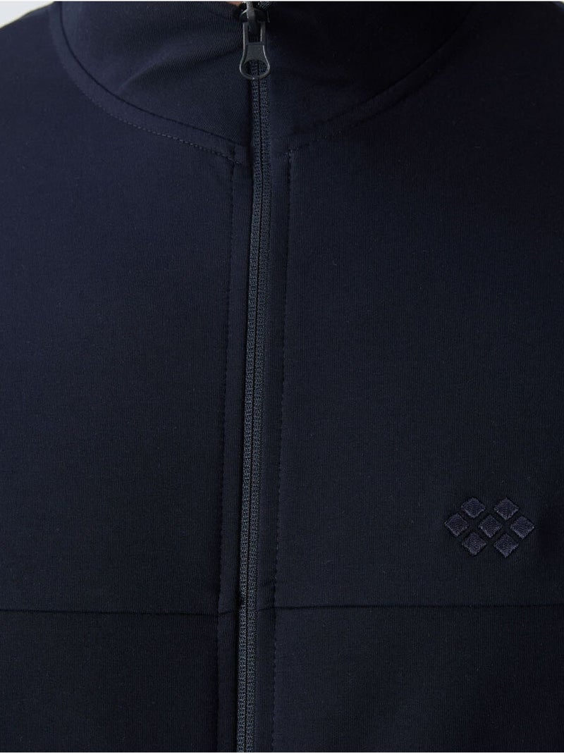 Conjunto de hombre de sudadera con cuello con cremallera y pantalón tommy Negro - Kiabi