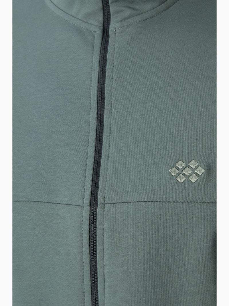 Conjunto de hombre de sudadera con cuello con cremallera y pantalón tommy Verde - Kiabi