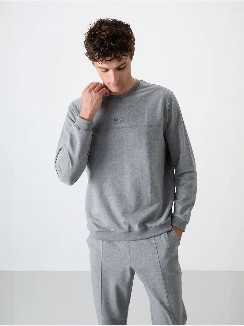 Conjunto de hombre de sudadera de forro polar y pantalón tommy Gris - Kiabi